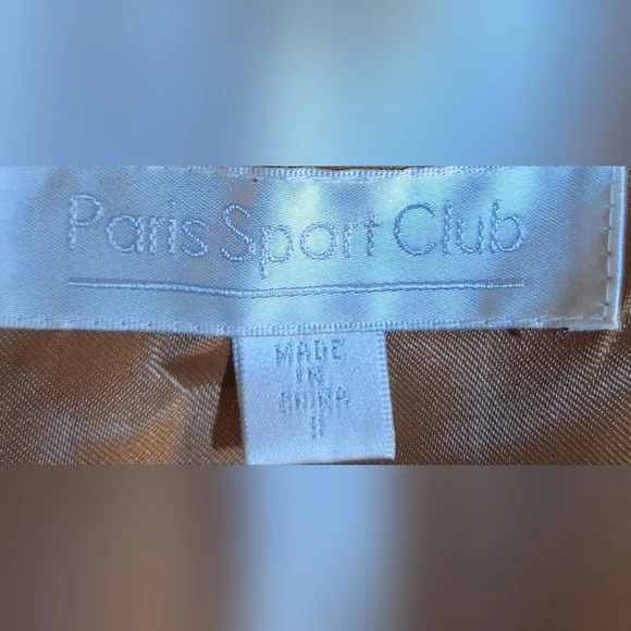 PARIS SPORT CLUB Tan Suede Button-Up Vest - Picture 5 of 6